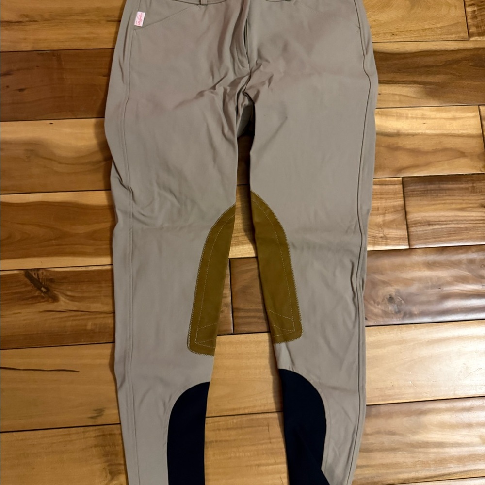 Women’s Tailored Sportsman Riding Breeches Trophy Hunter 30R boot sock mid rise